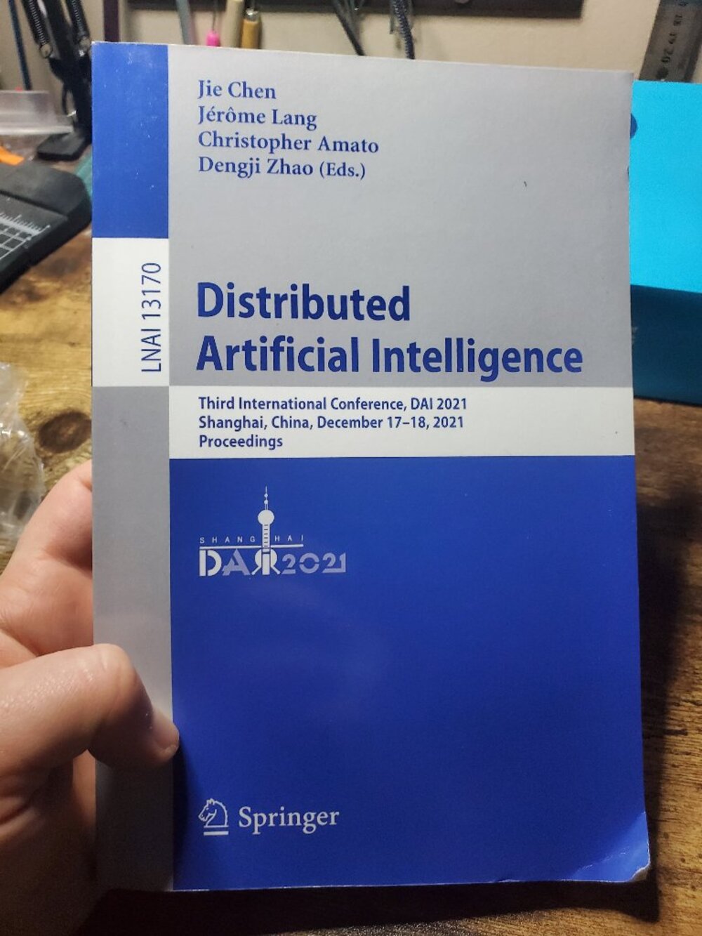 Distributed Artificial Intelligence: Third International Conference DAI 2021